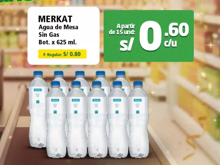 Merkat - Agua de Mesa Sin Gas