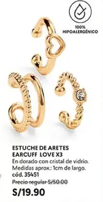 Dorado - EARCUFF LOVE X3