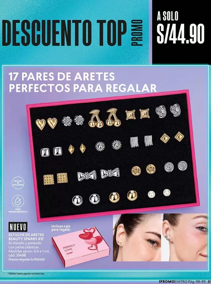 Solo - 17 PARES DE ARETES