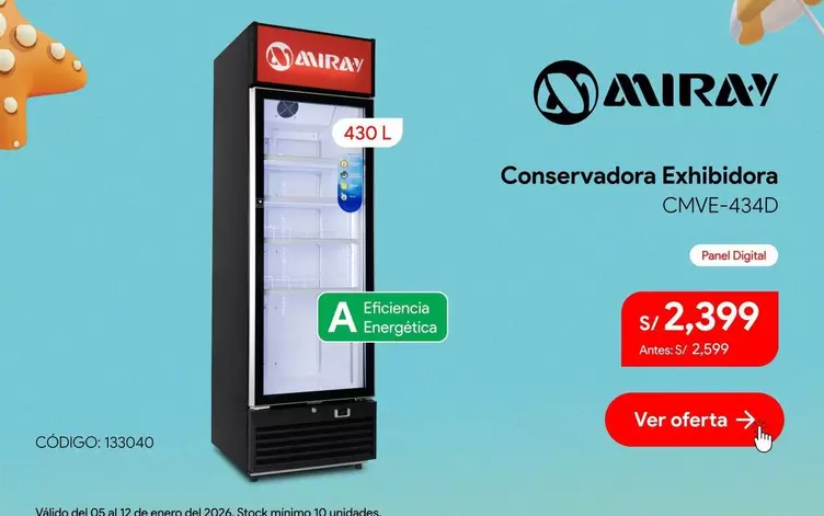 Miray - Conservadora Exhibidora CMVE-434D