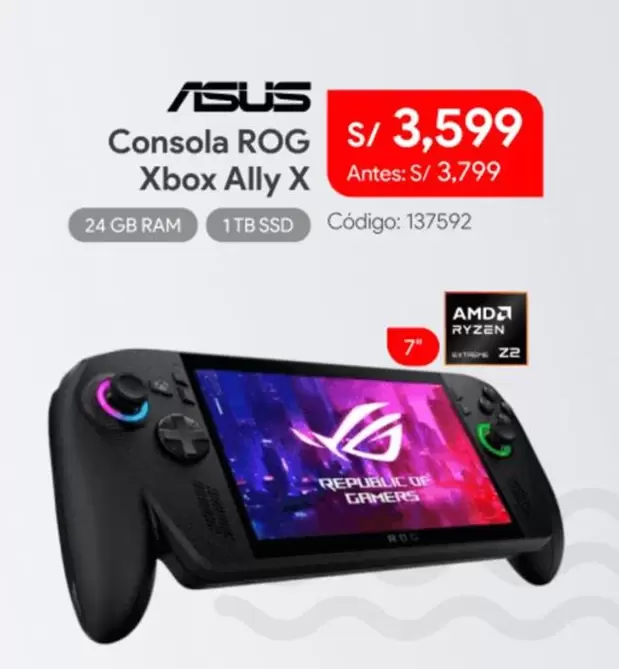 Asus - Consola ROG Xbox Ally X