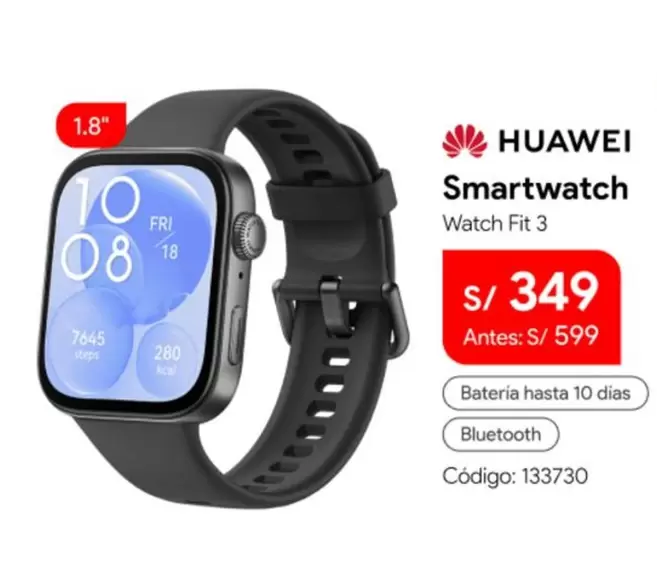 Huawei - Smartwatch Watch Fit 3