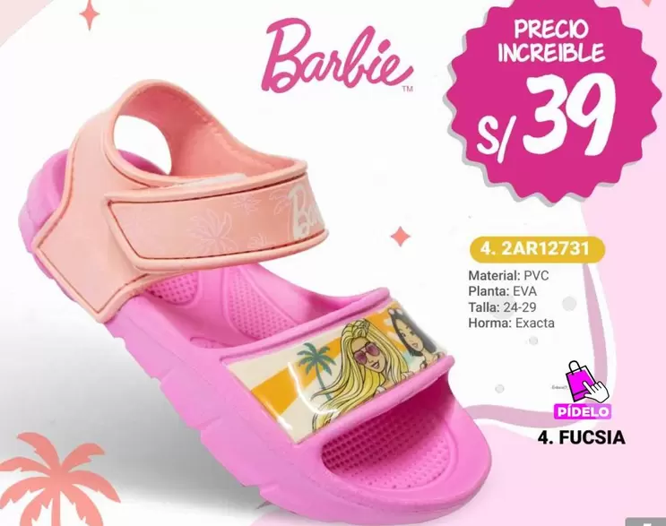 Barbie - sandalias niña