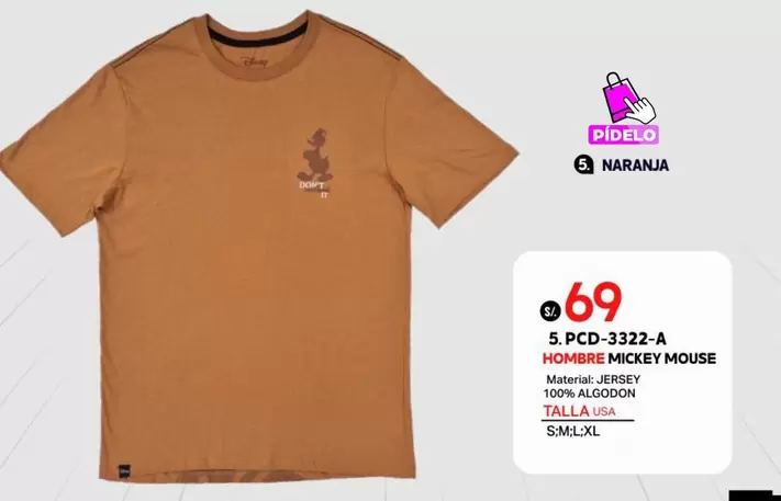 Mickey Mouse - 5.PCD-3322-A HOMBRE MICKEY MOUSE