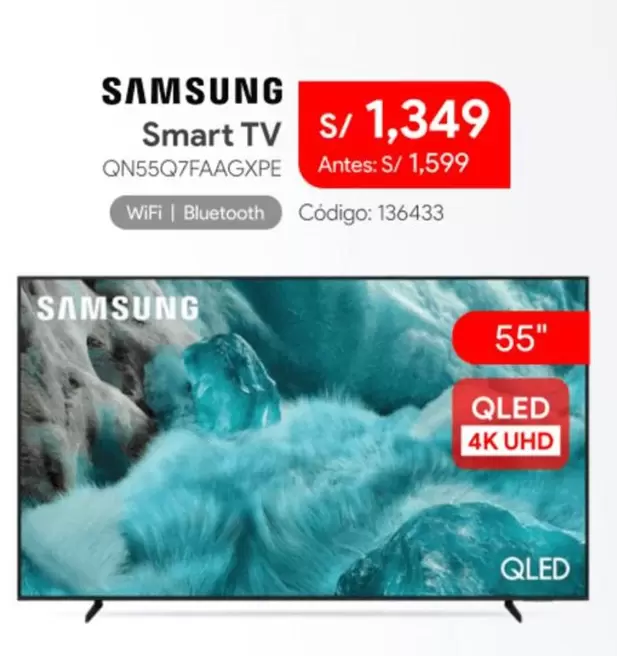 Samsung - Smart TV QN55Q7FAAGXPE