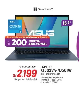 Asus - X1502VA-NJ561W