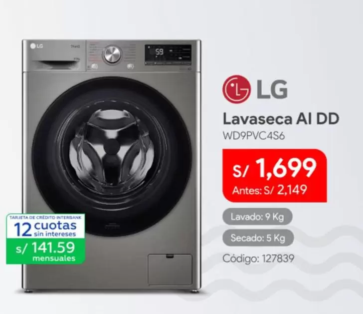 Lg - Lavaseca AI DD WD9PVC4S6
