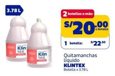 Quitamanchas liquido