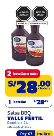 Valle Fértil - Salsa BBQ