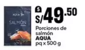 Porciones de salmón