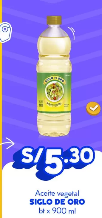 Oro - Aceite vegetal