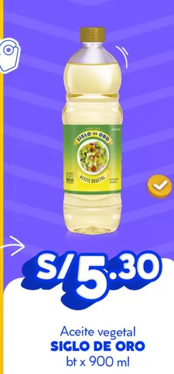 Oro - Aceite vegetal