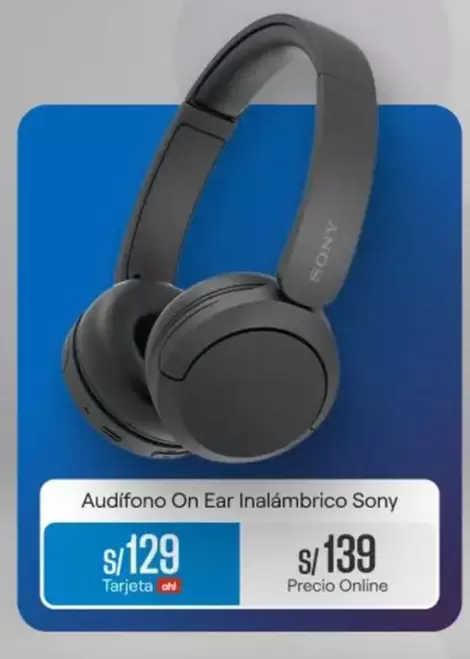 Sony - Audifono On Ear Inalámbrico
