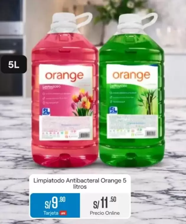 Orange - Limpiatodo Antibacteral 5