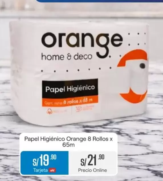 Orange - Papel Higiénico