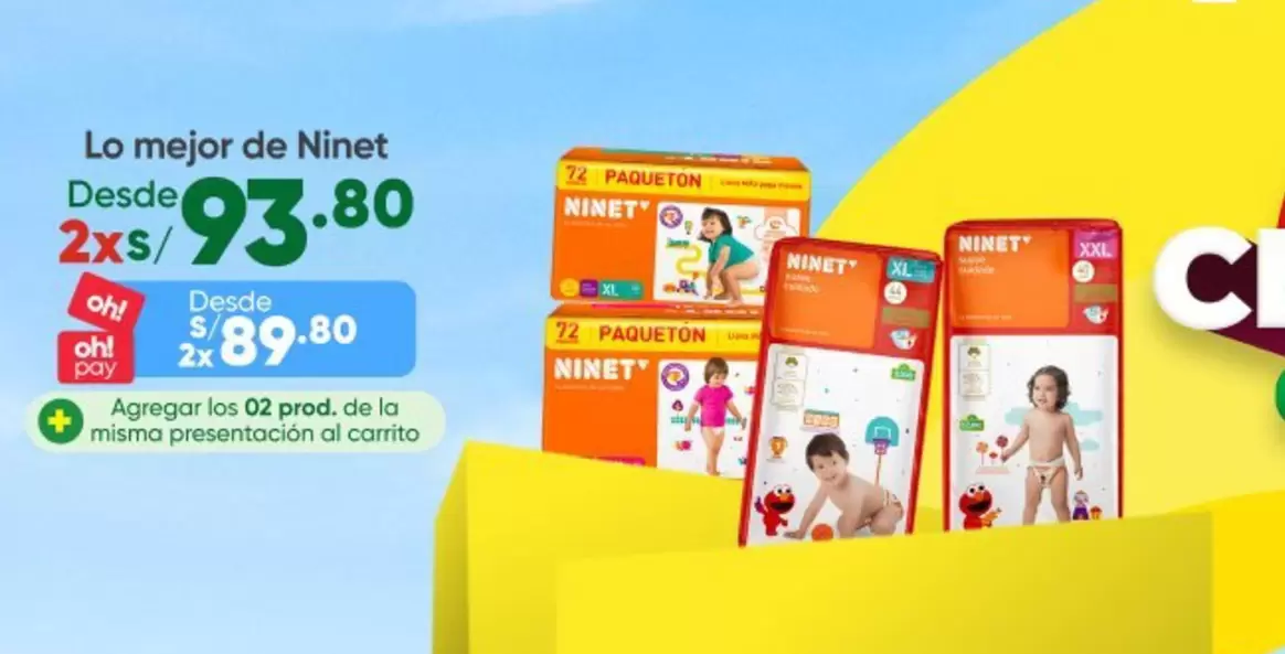 Ninet - pañales de aprendizaje