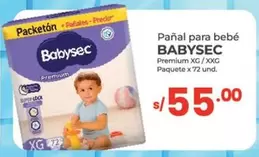 Babysec - Pañal para bebé