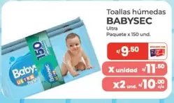 Babysec - Toallas húmedas