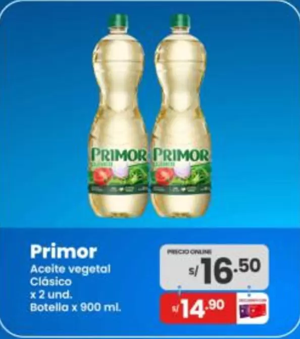 Primor - Aceite vegetal Clásico