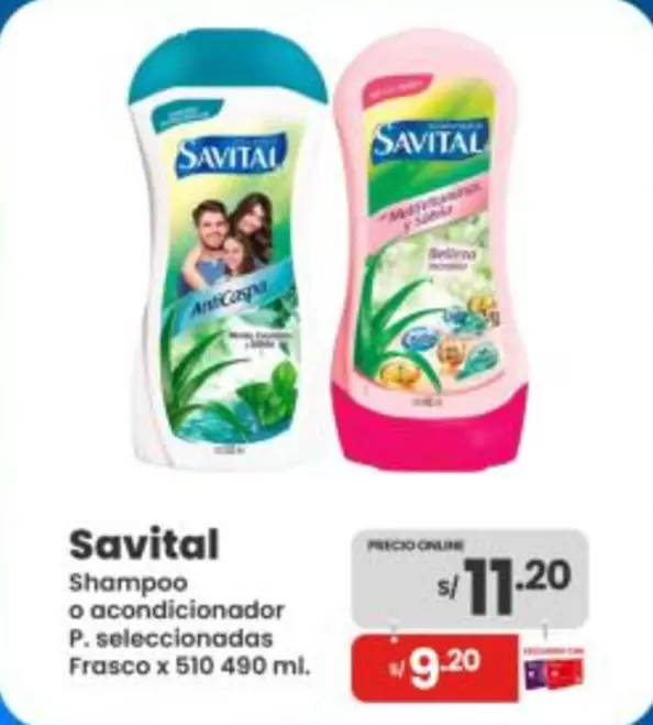 Savital - Shampoo o acondicionador