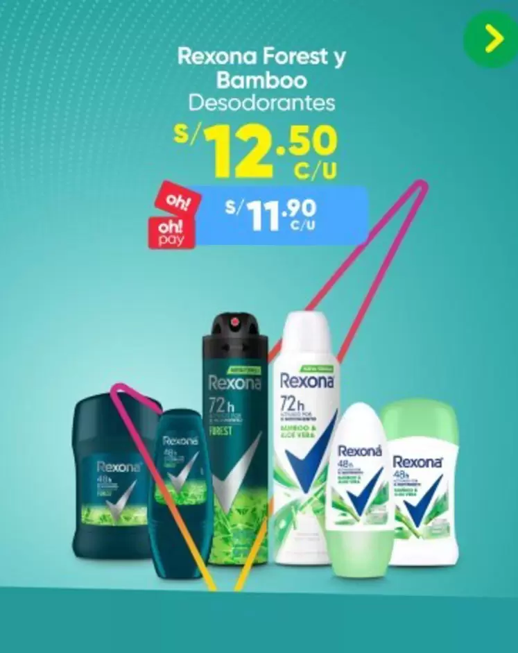 Rexona - Forest y Bamboo Desodorantes