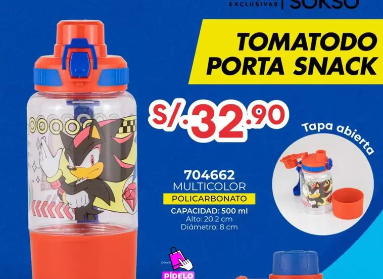 Porta - TOMATODO PORTA SNACK