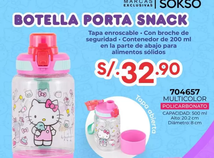 Porta - BOTELLA PORTA SNACK