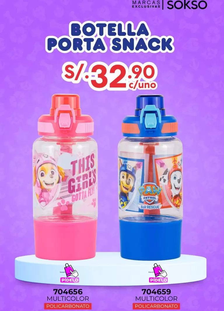 Porta - BOTELLA PORTA SNACK