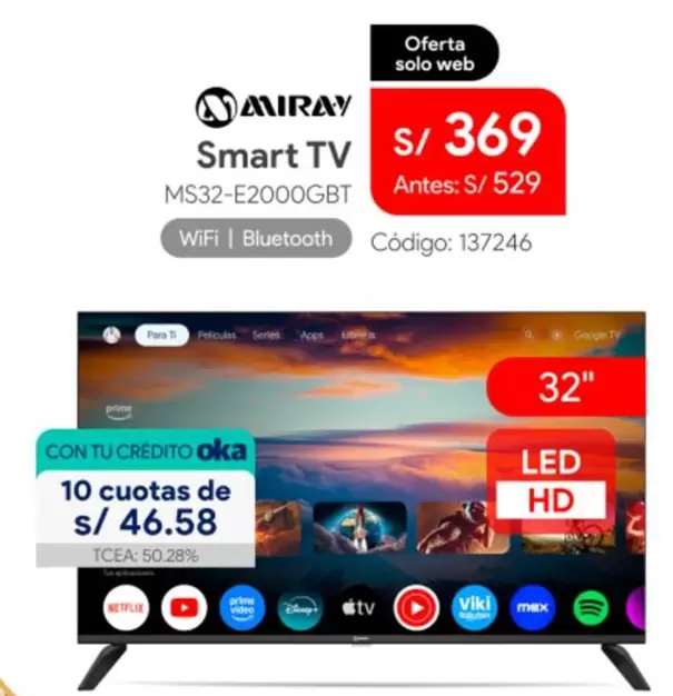 Miray - Smart TV MS32-E2000GBT