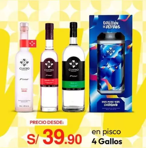 Cuatro Gallos - Pisco