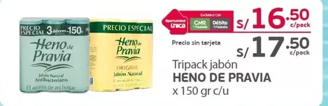 Heno de Pravia - jabón