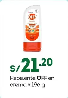 Repelente OFF en crema
