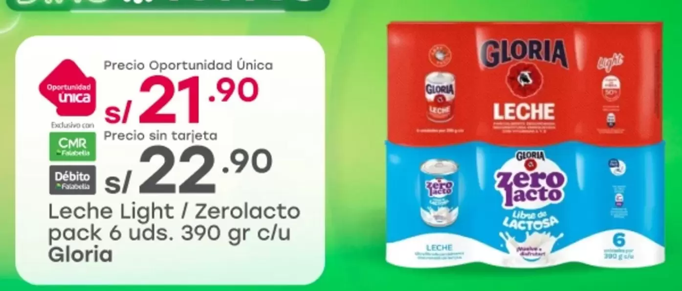 Gloria - Leche Light / Zerolacto