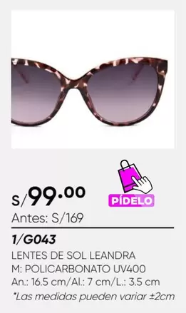 Sol   - LENTES DE SOL LEANDRA