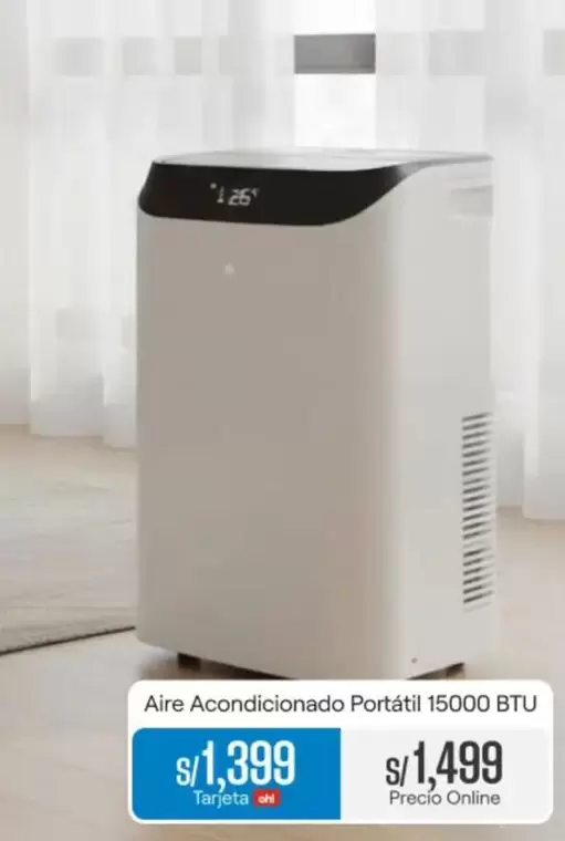 Aire Acondicionado Portátil 15000 BTU