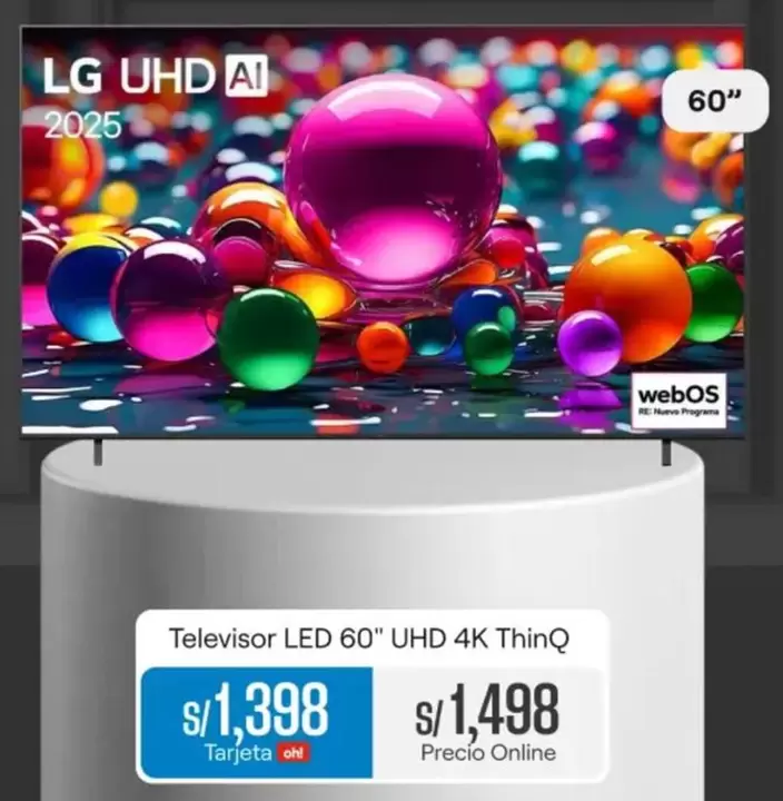 Lg - LED 60" UHD 4K ThinQ