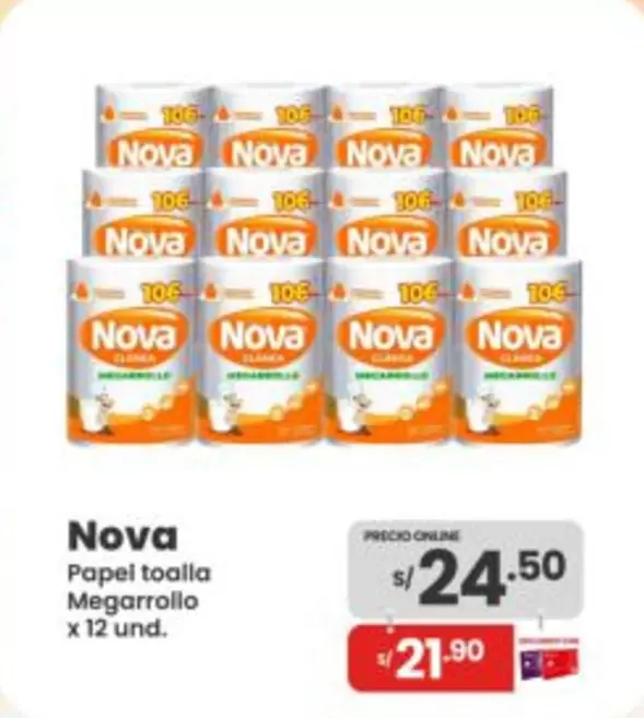 Nova - Papel toalla Megarrollo