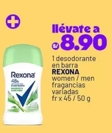 Rexona - Desodorante En Barra