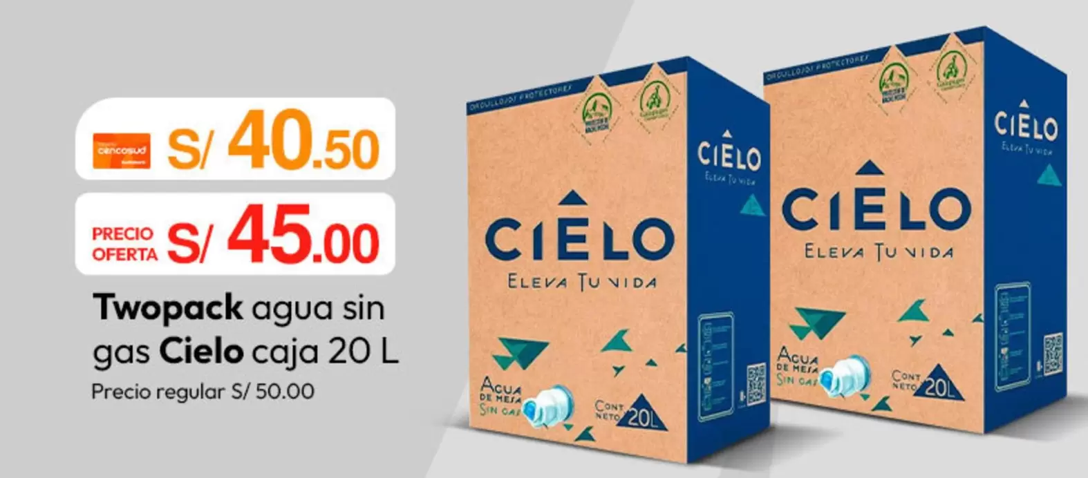 Cielo - Agua Sin Gas