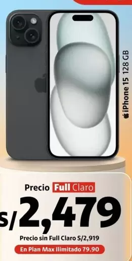 Apple - iPhone 15 128 GB