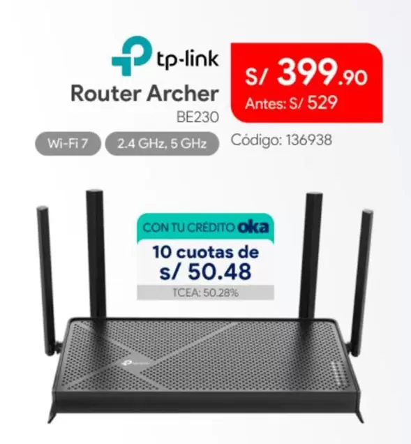 Tp-Link - Router Archer BE230