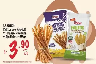 Mega - Palitos con Ajonjolí y Linaza/ con Kión y Ajo