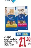 Cat Chow - Alimento para Gatos Esterilizados/Gatitos