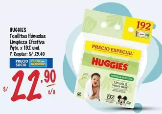 Huggies - Toallitas Húmedas Limpieza Efectiva