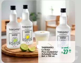 Tabernero - La Botija Pisco Quebranta/ Acholado/ Italia