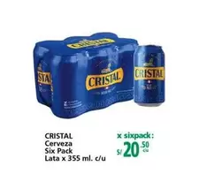 Cristal - Cerveza Six Pack