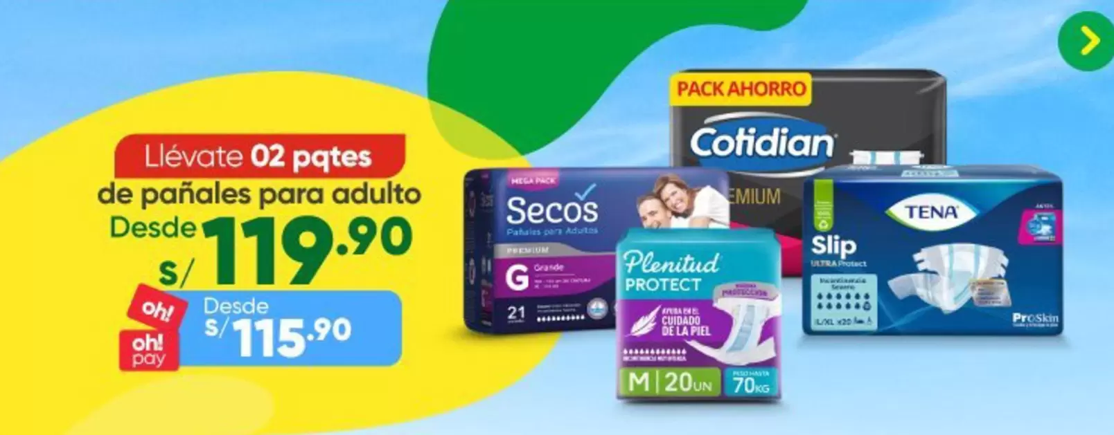 Mega - pañales para adulto