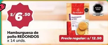 Redondos - Hamburguesa de pollo