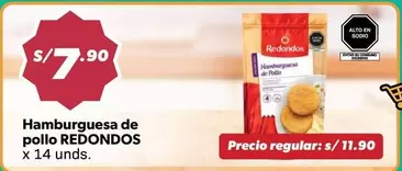 Redondos - Hamburguesa de pollo