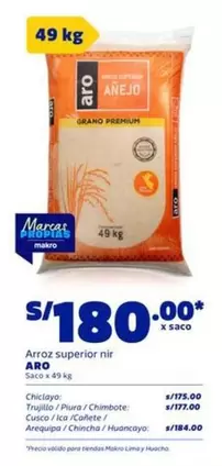 Aro - Arroz superior nir